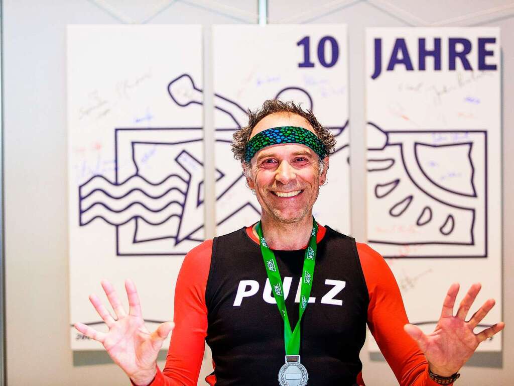 10 Jahre Freiburg-Marathon: In allen Jahren am Start war Volkmar Hoffmann  (21 km, 01h 29min 05sek)