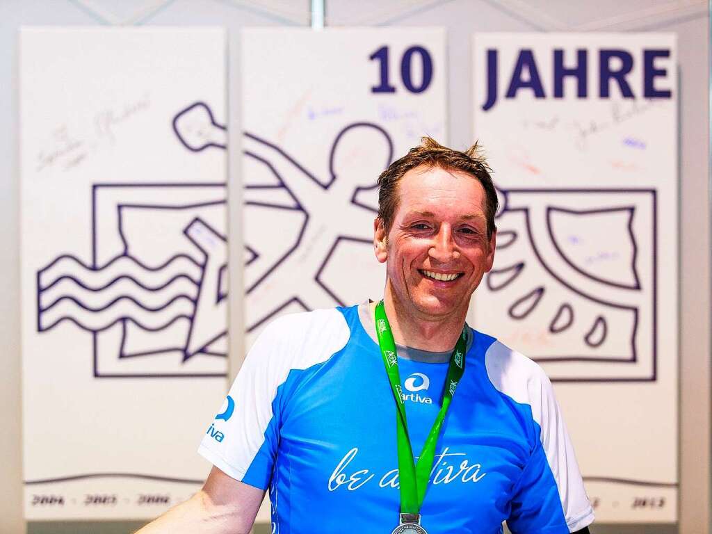 10 Jahre Freiburg-Marathon: In allen Jahren am Start war Sebastian Pfleiderer  (21 km, 01h 36min 52sek)