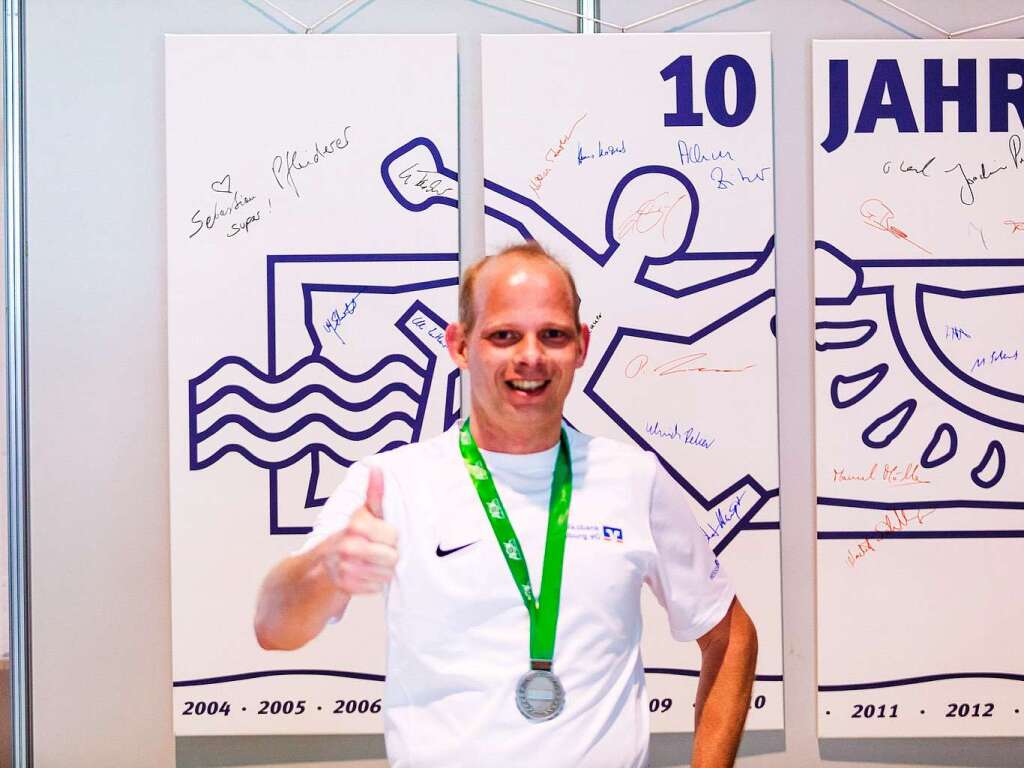 10 Jahre Freiburg-Marathon: In allen Jahren am Start war Ulf Schmidt (21 km, 01h 40min 53sek)