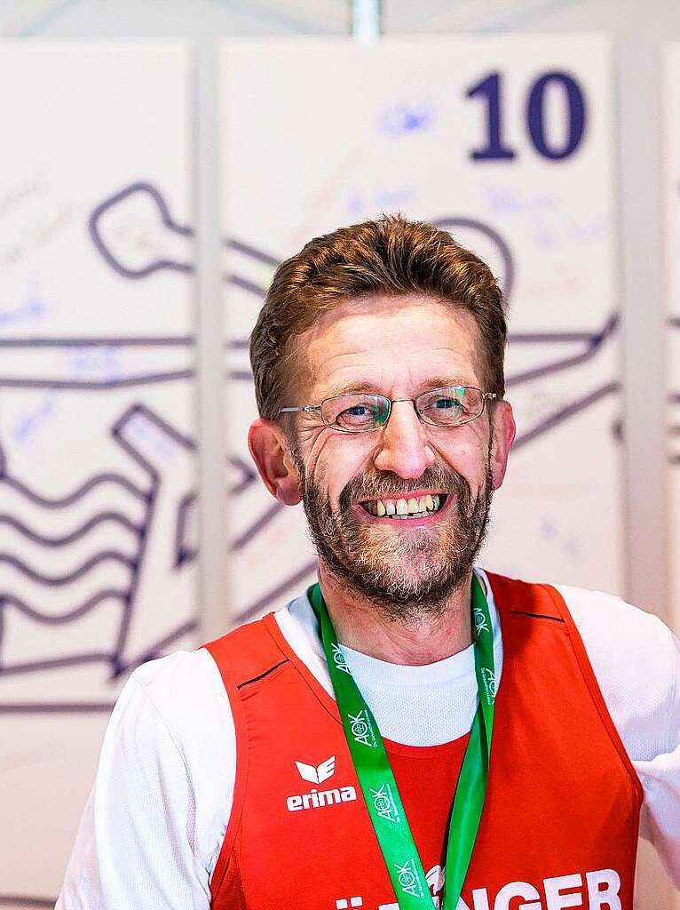 10 Jahre Freiburg-Marathon: In allen Jahren am Start war Konrad Hoch (21 km, 01h 44min 04sek)