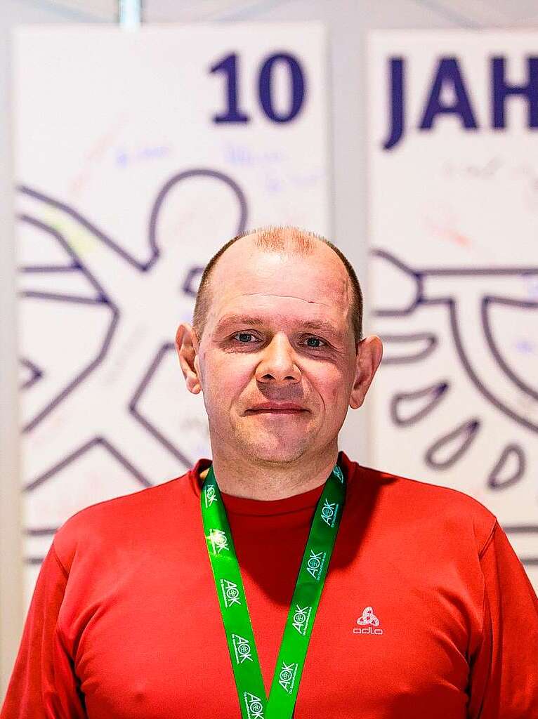 10 Jahre Freiburg-Marathon: In allen Jahren am Start war Oliver Speier (21 km, 01h 47min 33sek)