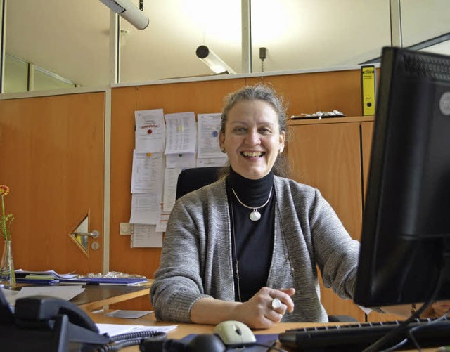 Charlotte Schneider leitet neuerdings ...iorenzentrum an der Leipziger Strae.   | Foto: Nikolas Wysiecki