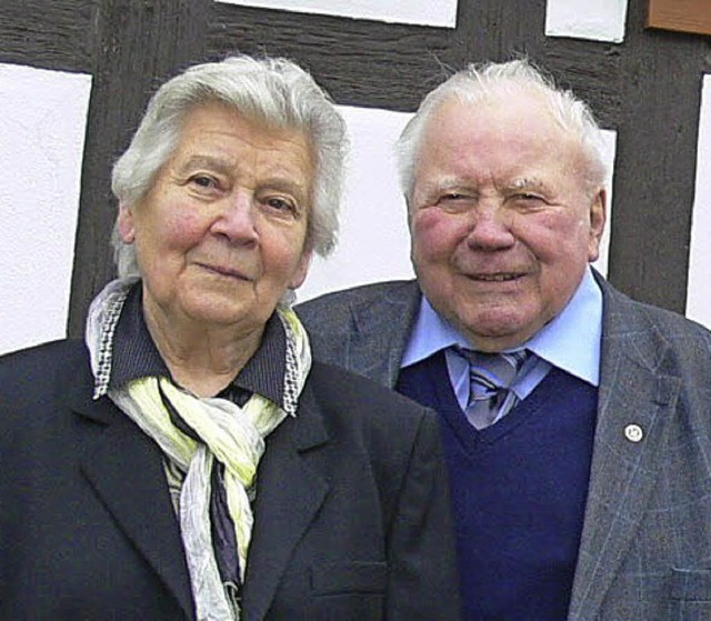 Mina und Hans Mild  | Foto: Dieter Fink