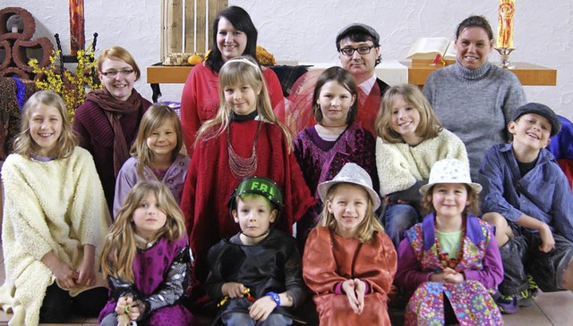 Freuen sich auf die Premiere: die Kinder vom Chor &#8222;TinyTones&#8220;.   | Foto: PRIVAT