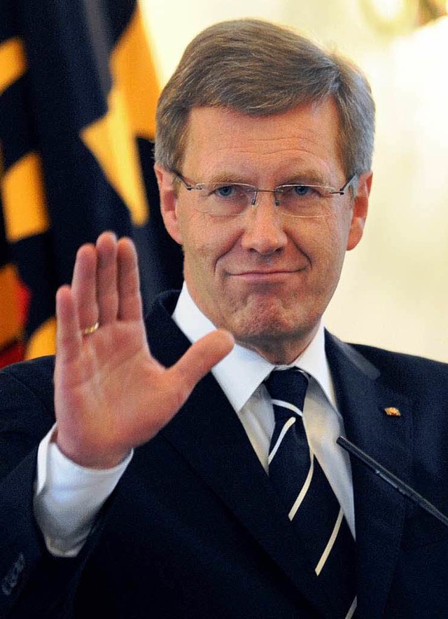 Ex-Bundesprsident Christian Wulff lsst es auf einen Prozess ankommen.  | Foto: dpa