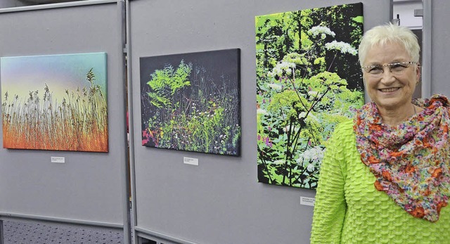 &#8222;Die Natur ist viel bunter als w... der Emmendinger Sparkasse ausstellt.   | Foto: Gerhard Walser