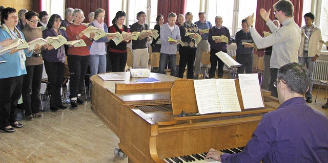 Seit Januar laufen die Proben fr das Jubilumskonzert des Kammerchors.   | Foto: Michael Gottstein