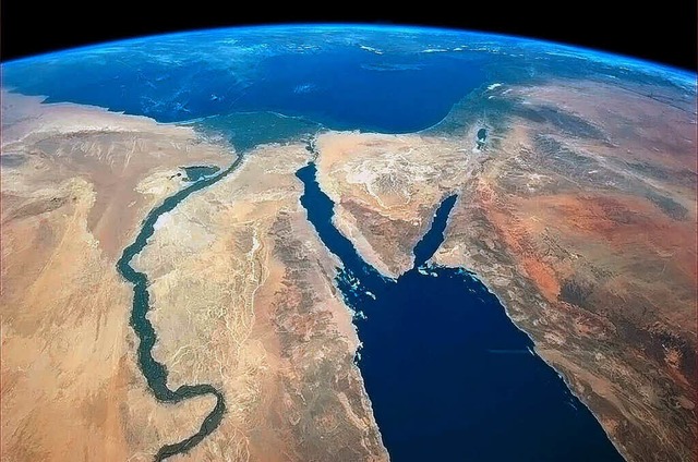 Der Nil von oben.  | Foto: AFP