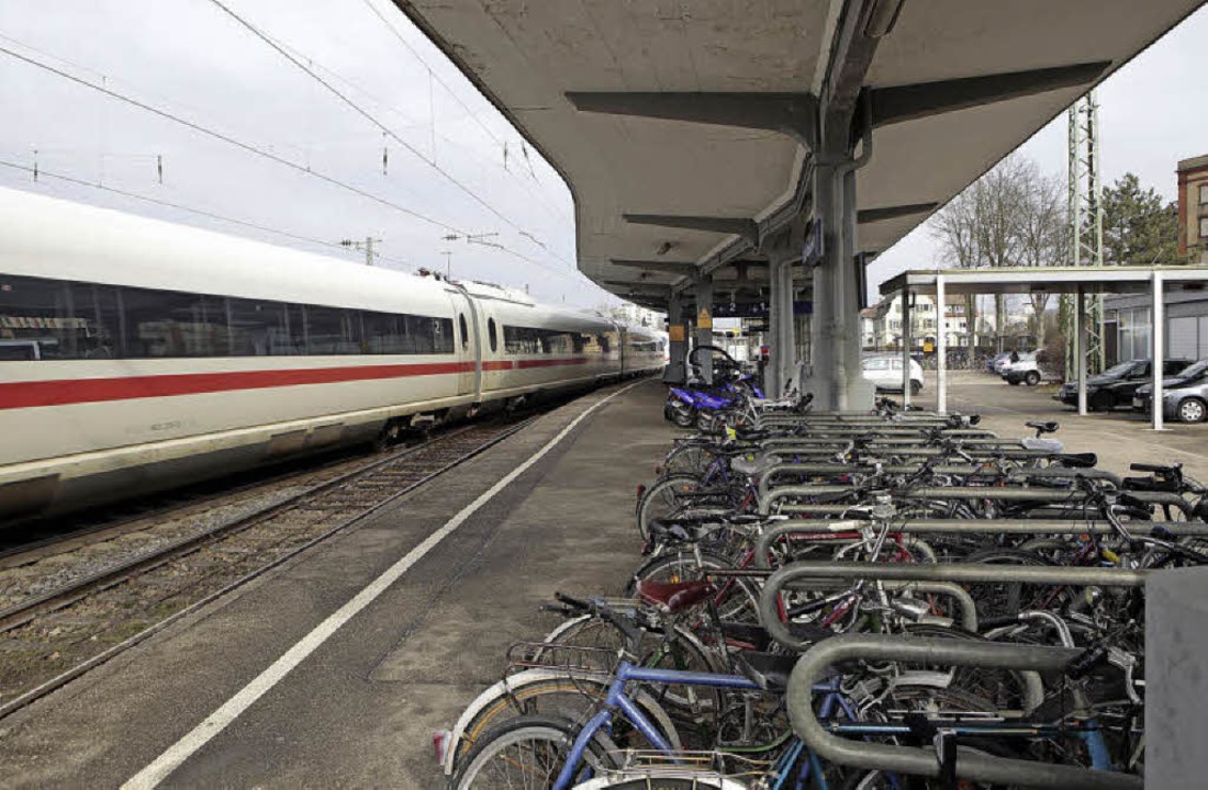 Im  Bahnhof steht zeitweise nur ein Gleis zur Verfügung.   | Foto: Ch. Breithaupt