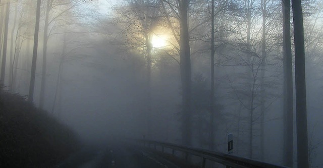 Nebel ber den Wldern: Nur selten kon...haffen, wie Wetterstatistiken zeigen.   | Foto: Wolfgang Adam