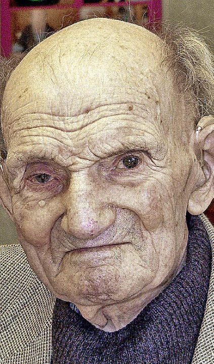 Alfred Asal feiert seinen 100. Geburtstag.   | Foto: Georg Diehl