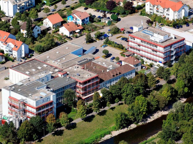 Von der Stillegung bedroht: Das Gaba-Werk in Lrrach-Tumringen.  | Foto: Erich Meyer