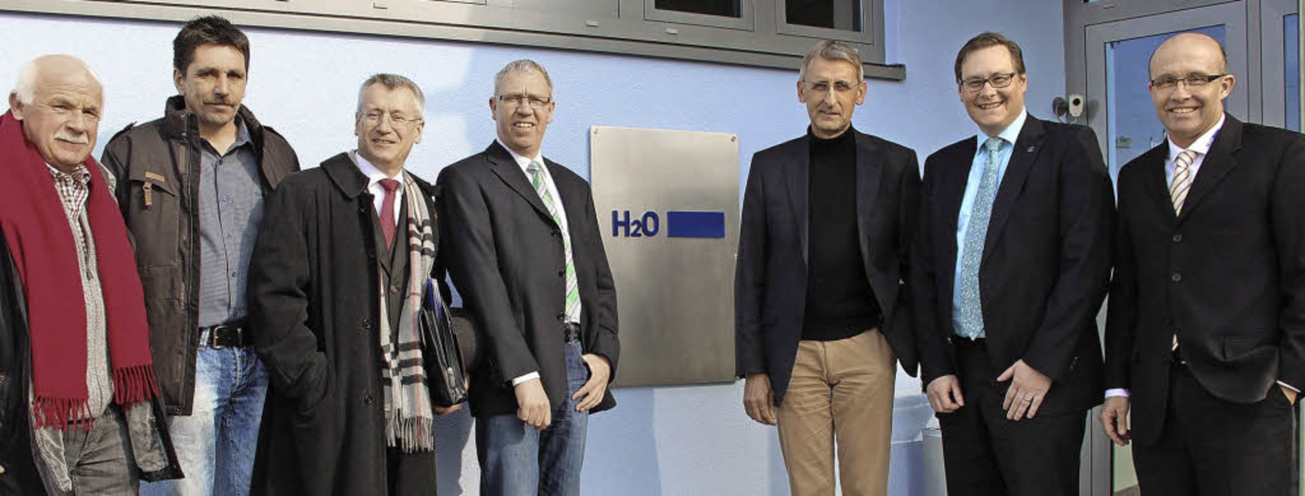 Armin Schuster zu Besuch bei  H2O in S...hias Fickenscher und Frank Schlegel .   | Foto: Privat