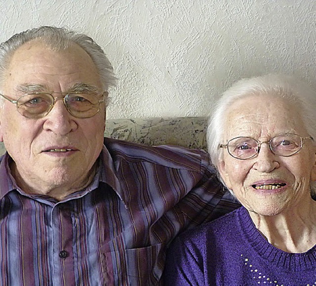 Agnes und Eugen Werner heirateten heute vor 60 Jahren.   | Foto: weirich