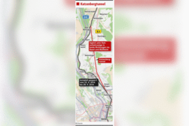 Sommer 2014: Bahn sperrt alte Rheintalstrecke und setzt Busse ein