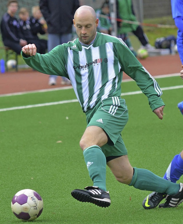 Patrick Vollmer erfllt den Flgel beim FC Zell mit Leben.  | Foto: kaufhold