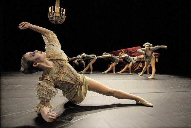 Szene aus der Choreografie &#8222;Bell...ior Ballett Zrich in Lrrach zeigte.   | Foto: Judith Schlosser