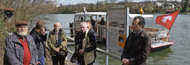 Gernot Wendt (links), Jochen Ulrich (r...ung setzen gleich mit der Fhre ber.   | Foto: Ralf H. Dorweiler