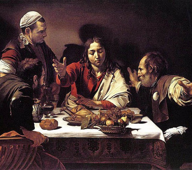 Caravaggio:  &#8222;Emmausmahl&#8220;   | Foto: bz