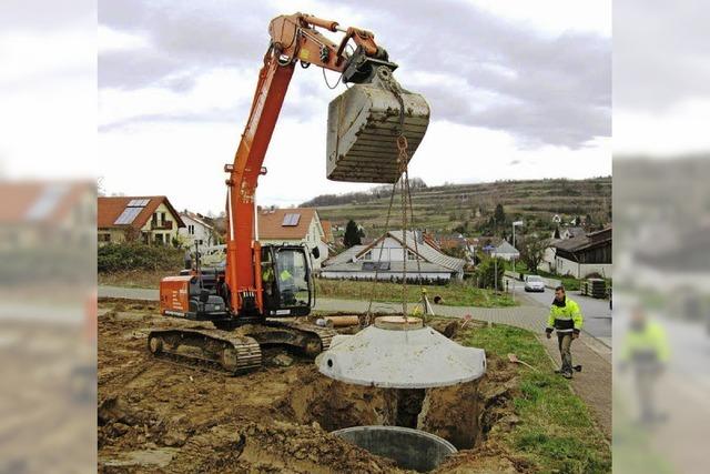 Baubeginn im Gebiet 