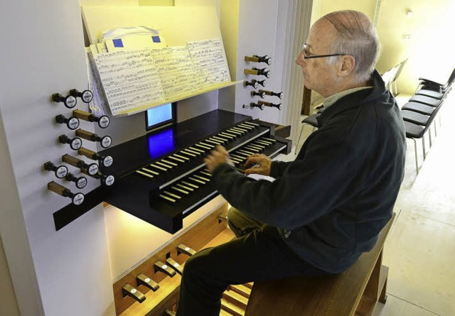 Jean-Claude Zehnder gibt morgen ein Konzert an der neuen Orgel.  | Foto: Ingo Schneider