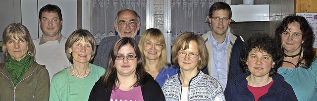 Der neue Vorstand des Mandolinen- und Gitarrenorchesters.  | Foto: Schleer