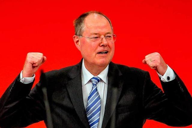 Steinbrck kmpft - SPD feiert ihren Kandidaten