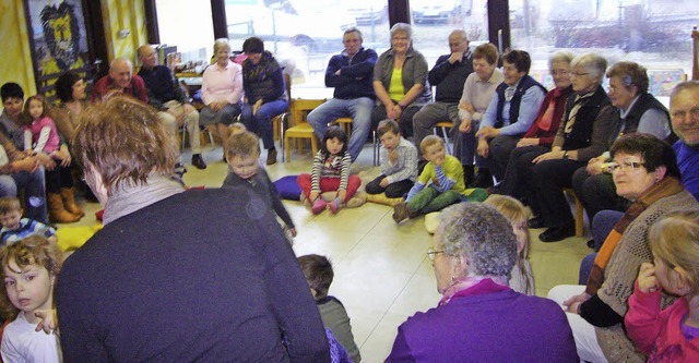 Da freuten sich Kleine und Groe sehr im Yacher Kindergarten.   | Foto: Privat