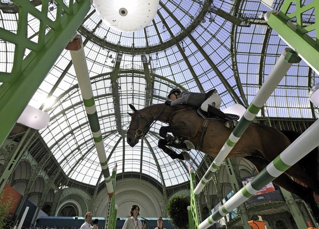Ludger Beerbaum beeindruckte in Paris ...im Grand Palais in Paris tat es auch.   | Foto: AFP