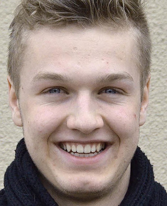 Yannic Burstert, 16 Jahre, Schler aus...kt vor die Haustre geliefert werden.  | Foto: Fabio Menner