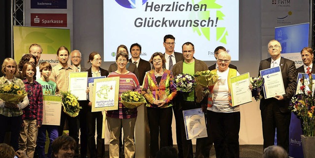 Umweltbrgermeisterin Gerda Stuchlik (...limaschutzpreis und Naturschutzpreis.   | Foto: Ingo Schneider