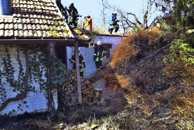 Flchenbrand geht wohl auf Fahrlssigkeit zurck