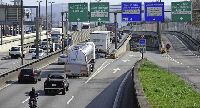 Basel will die Stadtautobahn am stlic...Zentrums in einen Tunnel verfrachten.   | Foto: Jury Junkov