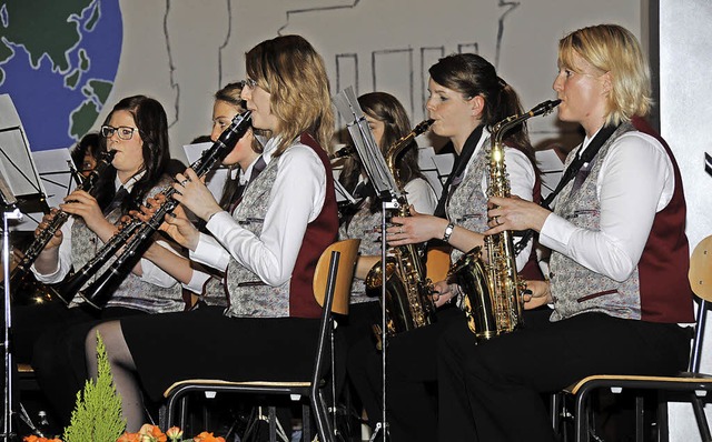 Mit Leidenschaft spielten die jungen K... beim Doppelkonzert im Konradsaal auf.  | Foto: Dietmar Noeske