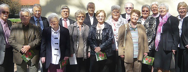 Wiedersehen mit den  diamantenen Konfirmanden in Hausen  | Foto: Klaus Brust