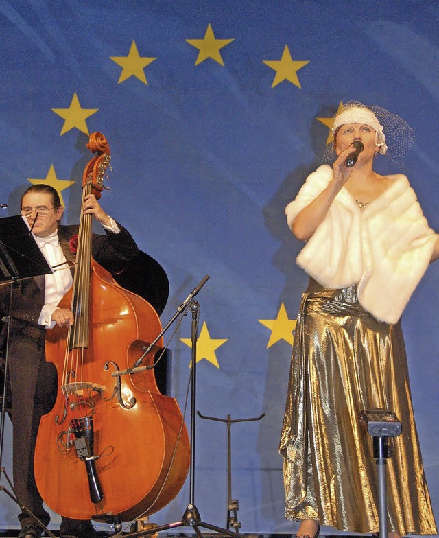 Beim polnischer Kulturabend im Juli gi...Ehepaar Bozena und Wojciech Zalewski.   | Foto: Archiv:Frank Kiefer