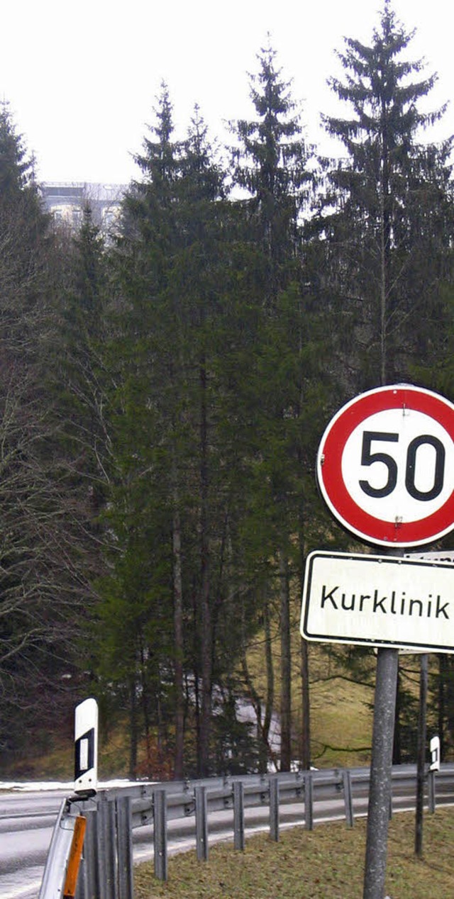 Unterhalb der Klinik Wehrawald in Todt...ie CDU auch in St. Blasien erreichen.   | Foto: Stefan Sahli