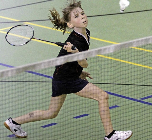 Erst im Finale bezwungen: Madeleine Singer (TSG Schopfheim)  | Foto: heise