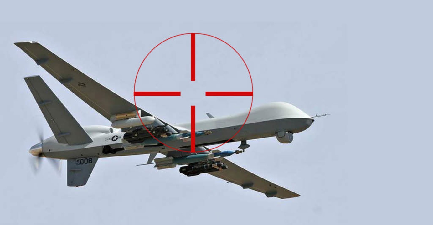 Bewaffnet, aber unbemannt: Drohne unterwegs  | Foto: dapd