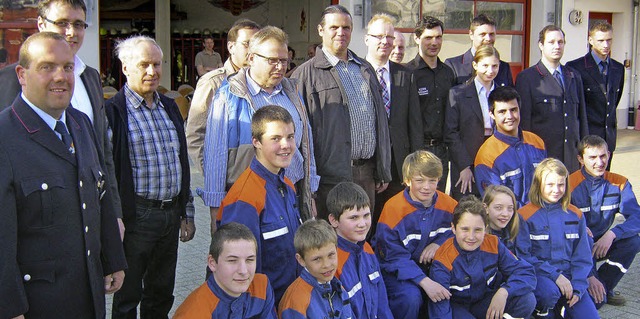 Der Feuerwehrnachwuchs feierte zusamme...ren den 25. Geburtstag der Abteilung.   | Foto: Anne Freyer