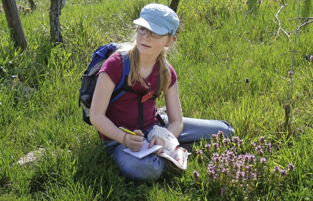 Bei  den Exkursionen nehmen   die ange...in Augenschein und dokumentieren sie.   | Foto: claudia mller