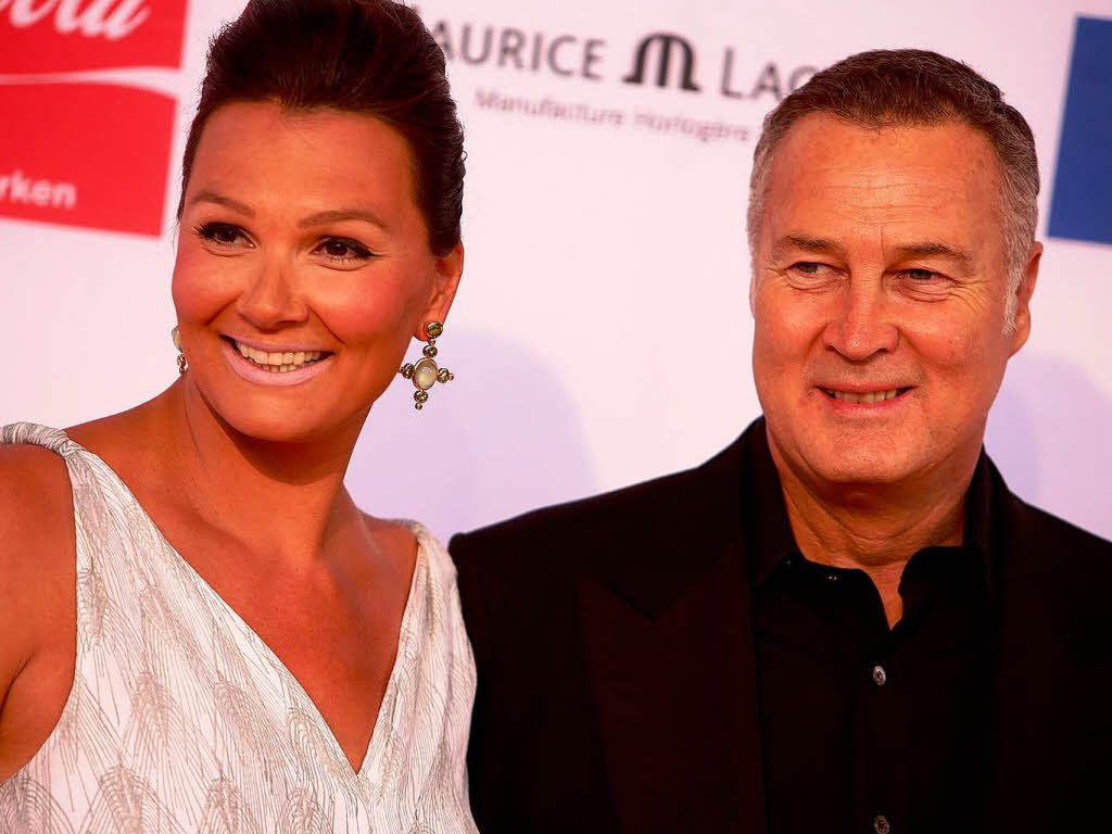Die hochschwangere Franziska van Almsick und Jürgen B. Harder Die hochschwangere Franziska van Almsick und Jürgen B. Harder