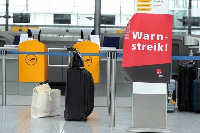 Verdi-Streik: Lufthansa streicht alle Flge in Stuttgart