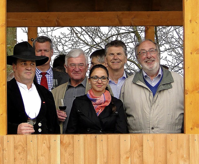 Die Wanderschutzhtte auf dem Atillafe.... Am Freitag wurde Richtfest gefeiert.  | Foto: elisabeth saller