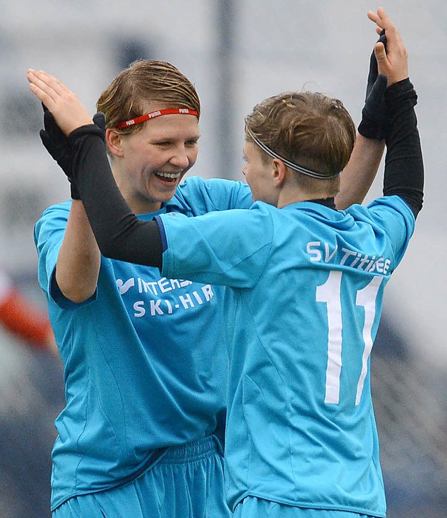 Ein Tnzchen an der Tabellenspitze: Na...sieg des Verbandsliga-Spitzenreiters.   | Foto: seeger