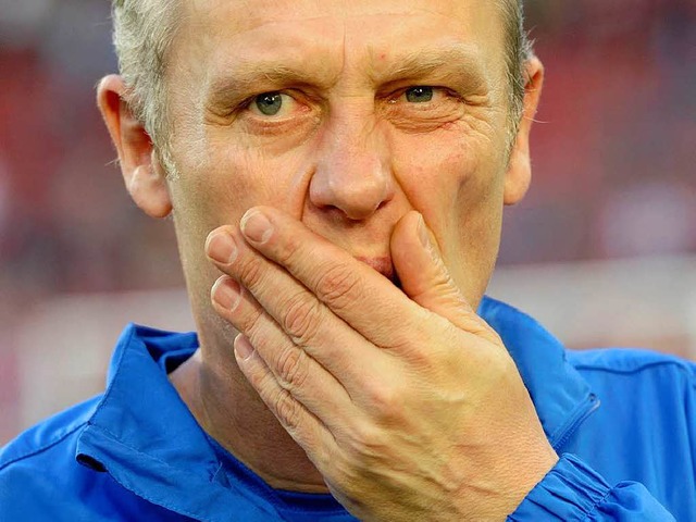 Christian Streich: &#8222;Der Dirk und ich sind gute Kollegen.&#8220;  | Foto: AFP