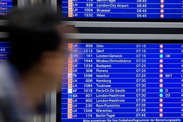 Warnstreiks - Lufthansa-Flge im Sdwesten fallen aus