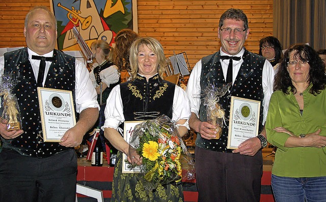 Ehrungen standen auf dem Programm des ...adel des Bundes Deutscher Blasmusiker.  | Foto: Horst A. Bss