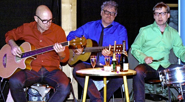 Heinz lebt - in der  Formation Frank Sauer, Volkmar Staub, Gnter Fortmeier.  | Foto: Marion Pfordt