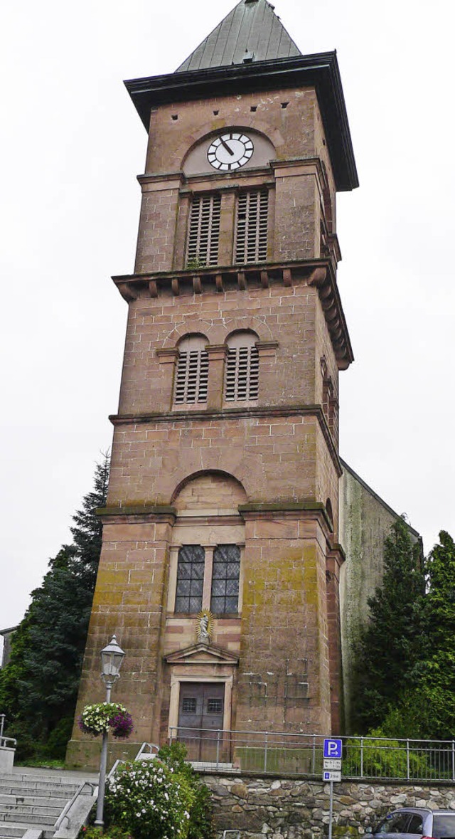 Die St. Nikolaus Kirche in Elzach ist ...treter im Haus des Gastes informiert.   | Foto: Fotos: Kurt Meier